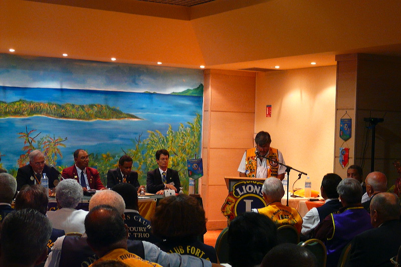 Gilbert Mercadal, Pr&eacute;sident de la Zone 2B (&Icirc;les du Nord)