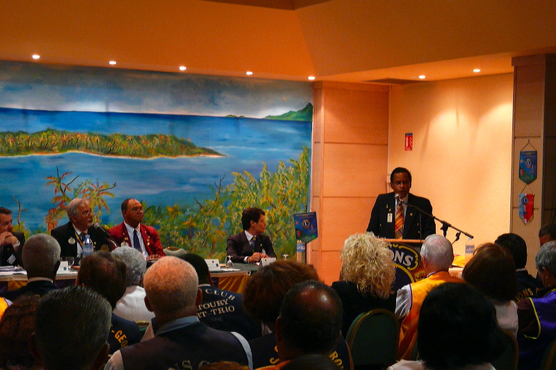 Allocution du Past-Gouverneur Laurent Louis